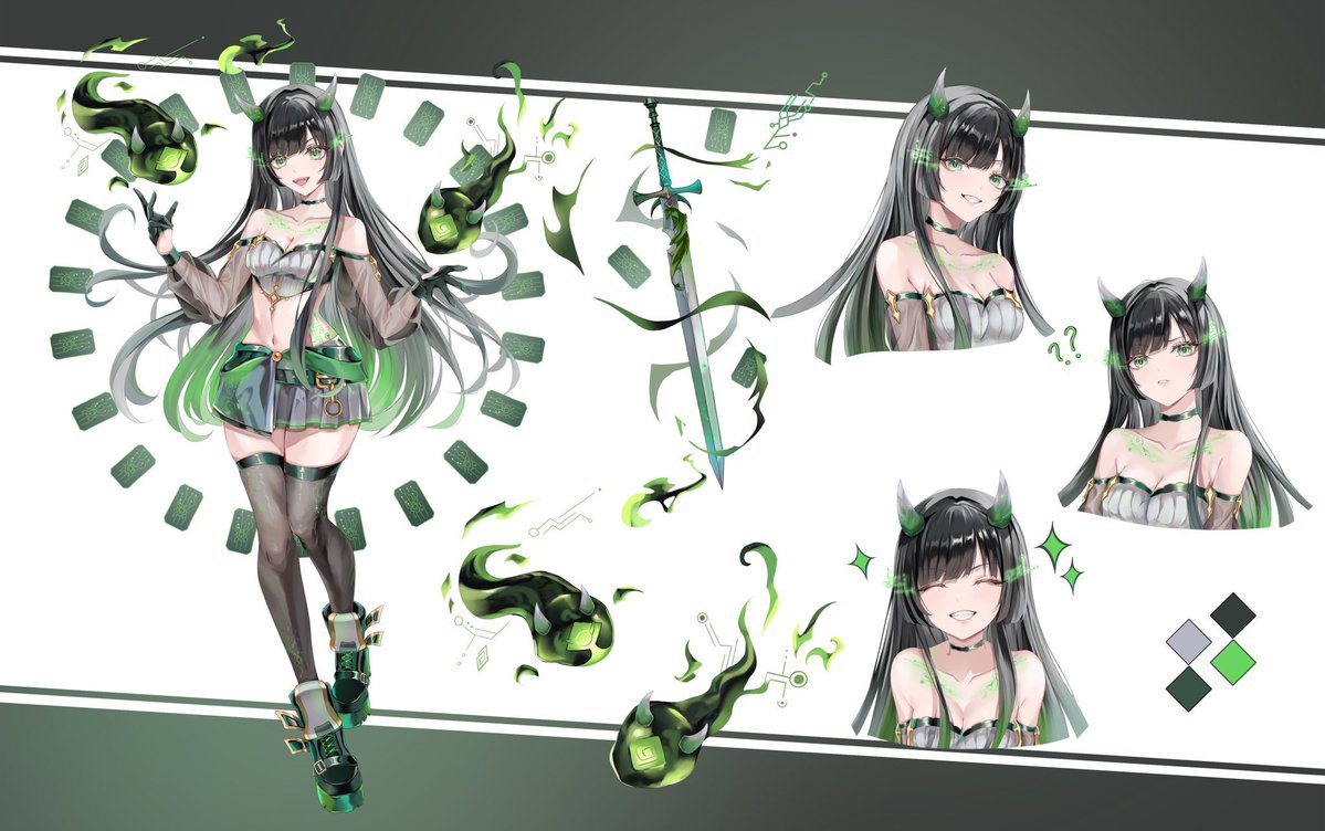 kuroka 🧬 👾 | glitch spirit vtuber tweet media