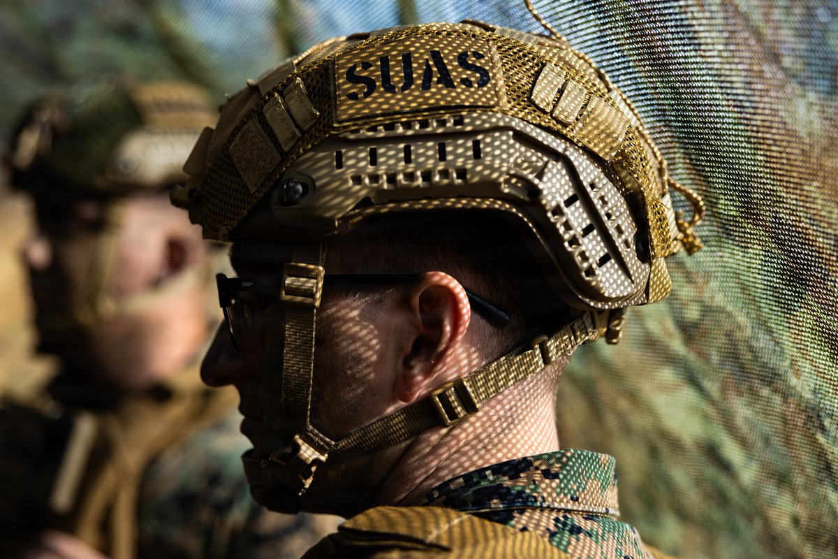 PacificMarines's tweet photo. #PacificMarines with 12th LCT, @3d_Marine_Div executed a company-level CALFEX, integrating organic and supporting fires, maneuver elements during a Combined Arms Live-Fire Exercise in Republic of Korea, March 5, 2026.
📷: Cpl. Rodney Frye | @USMC
@INDOPACOM
#UAS #CALFEX https://t.co/Sq3umme3wr