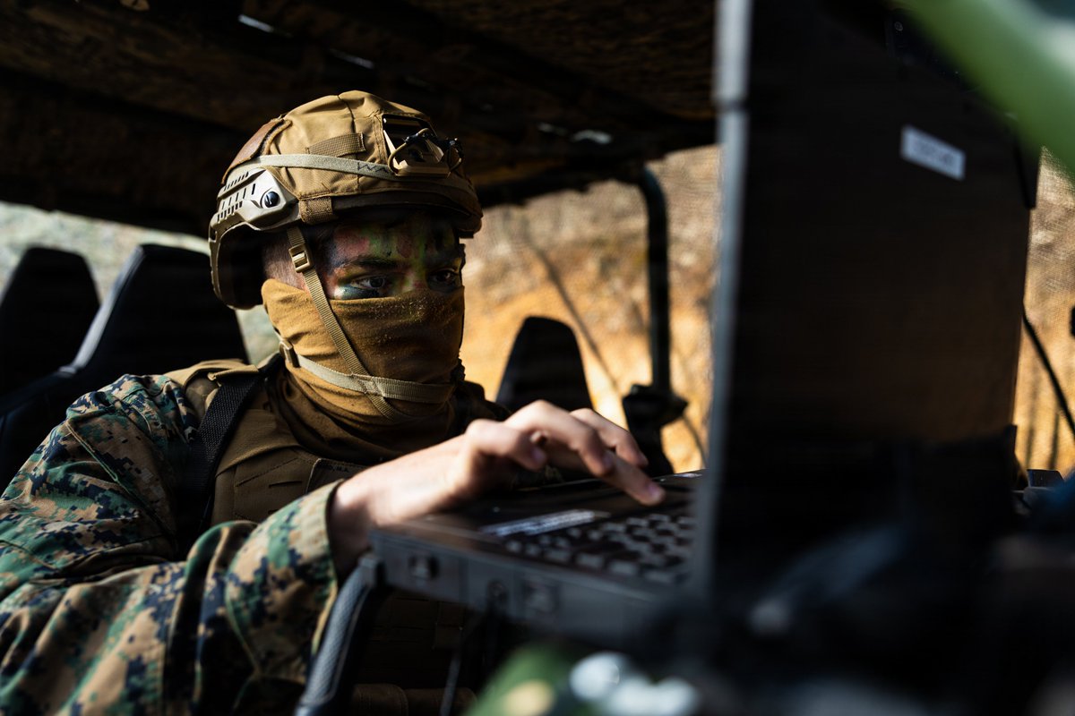 PacificMarines's tweet photo. #PacificMarines with 12th LCT, @3d_Marine_Div executed a company-level CALFEX, integrating organic and supporting fires, maneuver elements during a Combined Arms Live-Fire Exercise in Republic of Korea, March 5, 2026.
📷: Cpl. Rodney Frye | @USMC
@INDOPACOM
#UAS #CALFEX https://t.co/Sq3umme3wr
