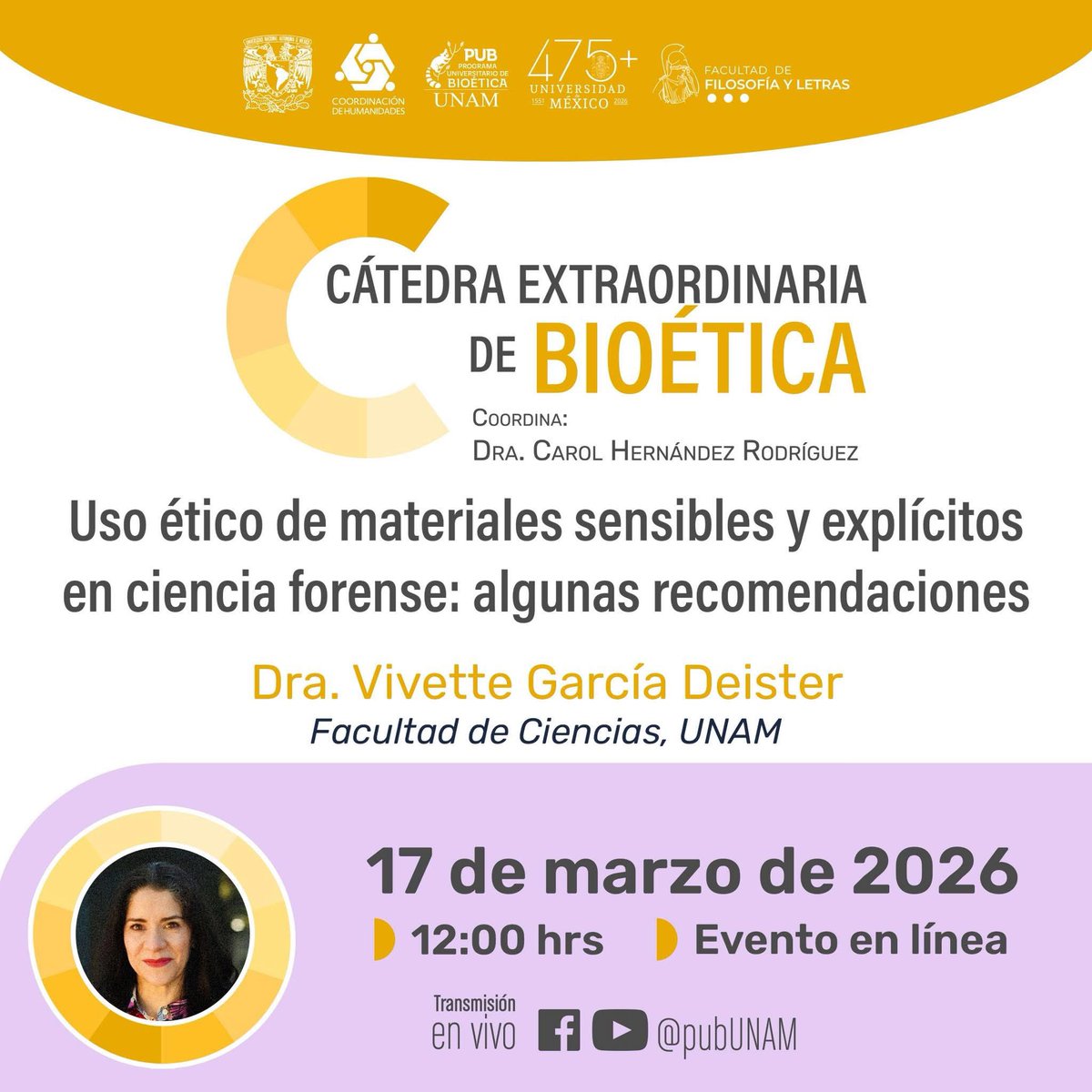 Bioética UNAM tweet media