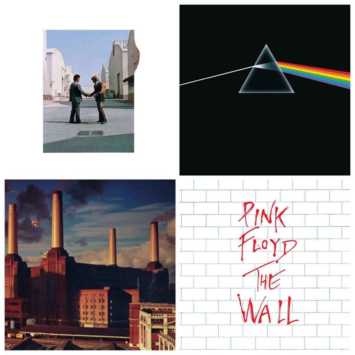 LesPurves's tweet image. Pick one Pink Floyd album:

🔥 Wish You Were Here  
🌈 The Dark Side of the Moon  
🏭 Animals  
🧱 The Wall  

I’m choosing WYWH. Which one are you picking? 🎧  

#PinkFloyd #WYWH #DSOTM #Animals #TheWall #ClassicRock #RecordCollection