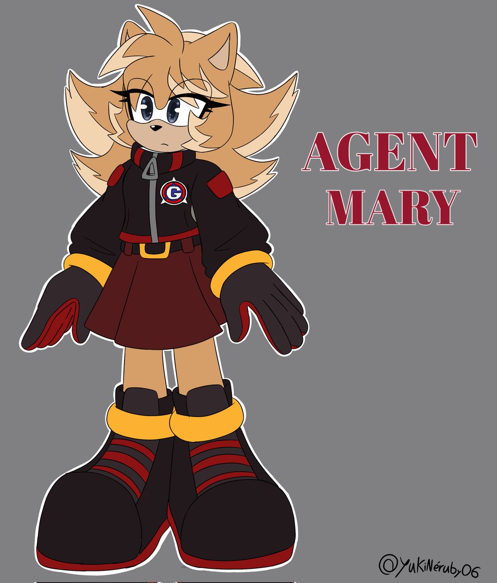 YukiNeru06's tweet photo. Mary in her GUN agent uniform 

#shadraze #shadowxoc #fankid #sonicnewheroes https://t.co/v6AX2th8TM