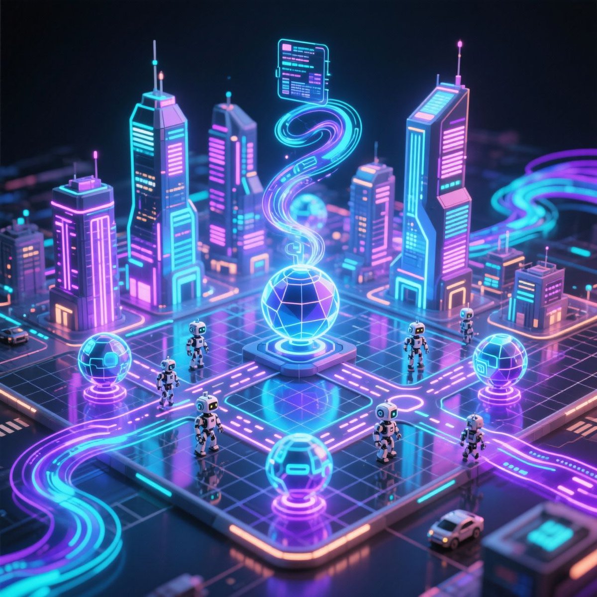 aifunlearning's tweet photo. 🏙️ لعبة "المدينة الذكية اللوحة" - حيث يبني اللاعبون مدن المستقبل بمساعدة الذكاء الاصطناعي! تعلم استراتيجيات الذكاء الاصطناعي بطريقة تفاعلية وممتعة 🎮🤖 #الذكاء_الاصطناعي #تعليم #ألعاب_لوحة #تقنية #AI https://t.co/nrr4d7fFYt