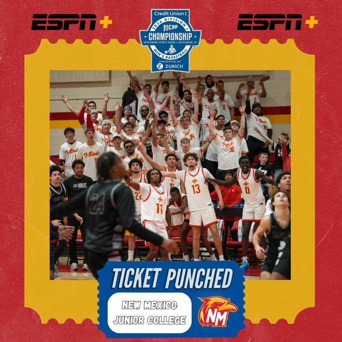 NMJC Men's Basketball tweet media