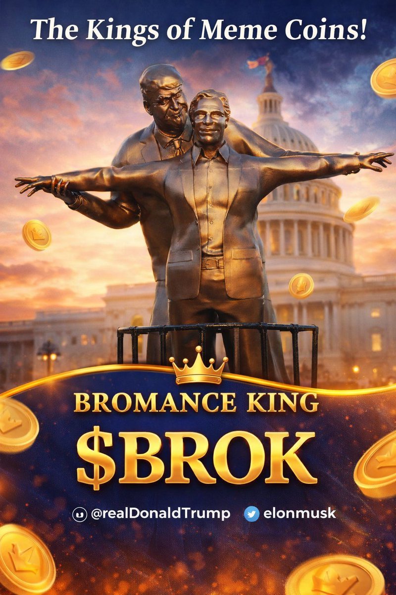 Wait_Forever0's tweet photo. 🚀 $BROK
The kings of memes have arrived 👑 One coin. One community. One kingdom.
#BROK #Memecoin
@realDonaldTrump @elonmusk

Bq4p9he7AsA6JNZaA3wasck4QviBu19DTcRJ3sRepump https://t.co/1ROYwgdpXh