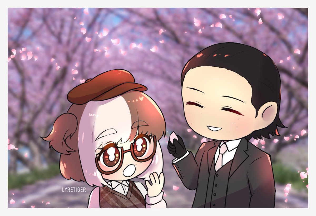 LyreTiger's tweet photo. cherry blossom season is short and sweet! 🌸 https://t.co/rCKx8HADvk