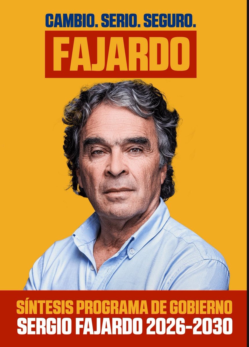 Sergio Fajardo es el primero en destapar sus cartas con su programa de gobierno 2026-2030. 📄👀 ¿Qué propone para la seguridad, la crisis de salud, la educación y nuestras fronteras? Aquí les traigo el análisis desmenuzado para que leamos, debatamos y votemos informados. 🧵👇
