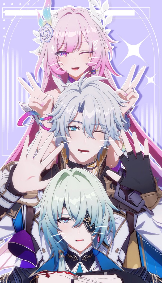 My fav Amphoreus trio🍡
#HonkaiStarRail