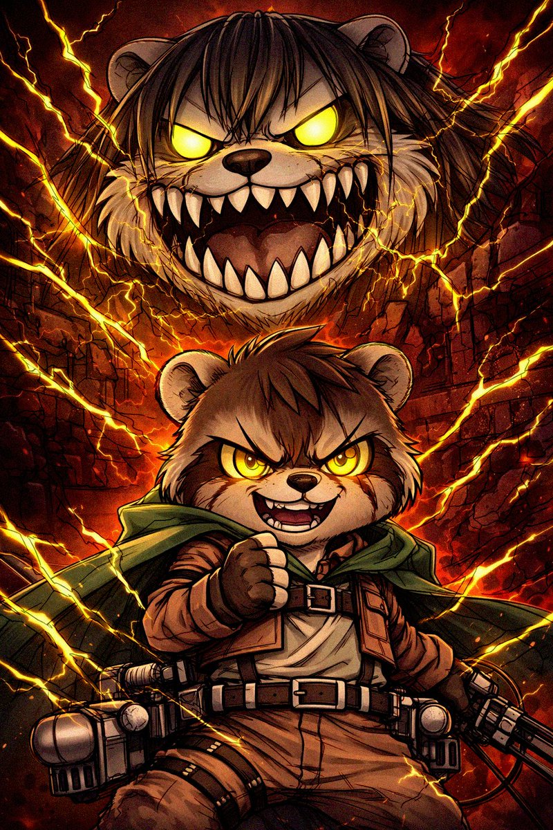 fussion art <a href="/degentokenbase/">Degen 🎩</a> X Eren Yeager