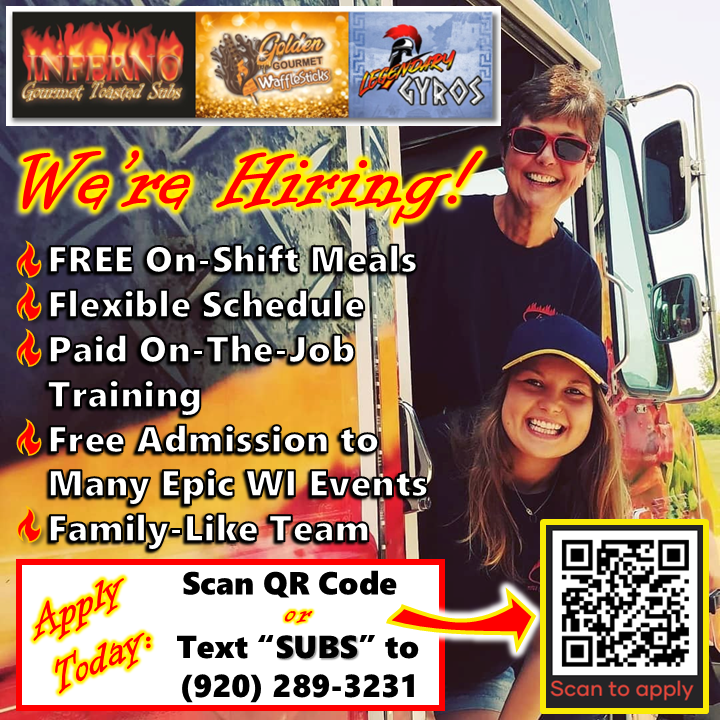 InfernoSubs's tweet photo. 🌟Join the Local Food Crew Everyone Loves!🌟We’re a Neenah-based family-owned food crew that’s been doing our thing since 2007-serving up fresh gourmet toasted subs, hand‑carved Greek gyros, and gourmet wafflesticks that are basically everyone’s new personality. Let's connect! https://t.co/47ZeGLlWsM