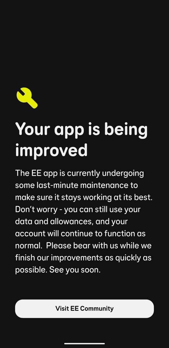 SJG1007's tweet photo. @EE When I game I have to pause the WiFi to all the other devices in my home so I don't get so much lag. However, I now want to un-pause the WiFi to these devices. But I'm greeted with this when I open the app and now I can't watch TV because I can't un-pause the WiFi!! https://t.co/enwN6anS35