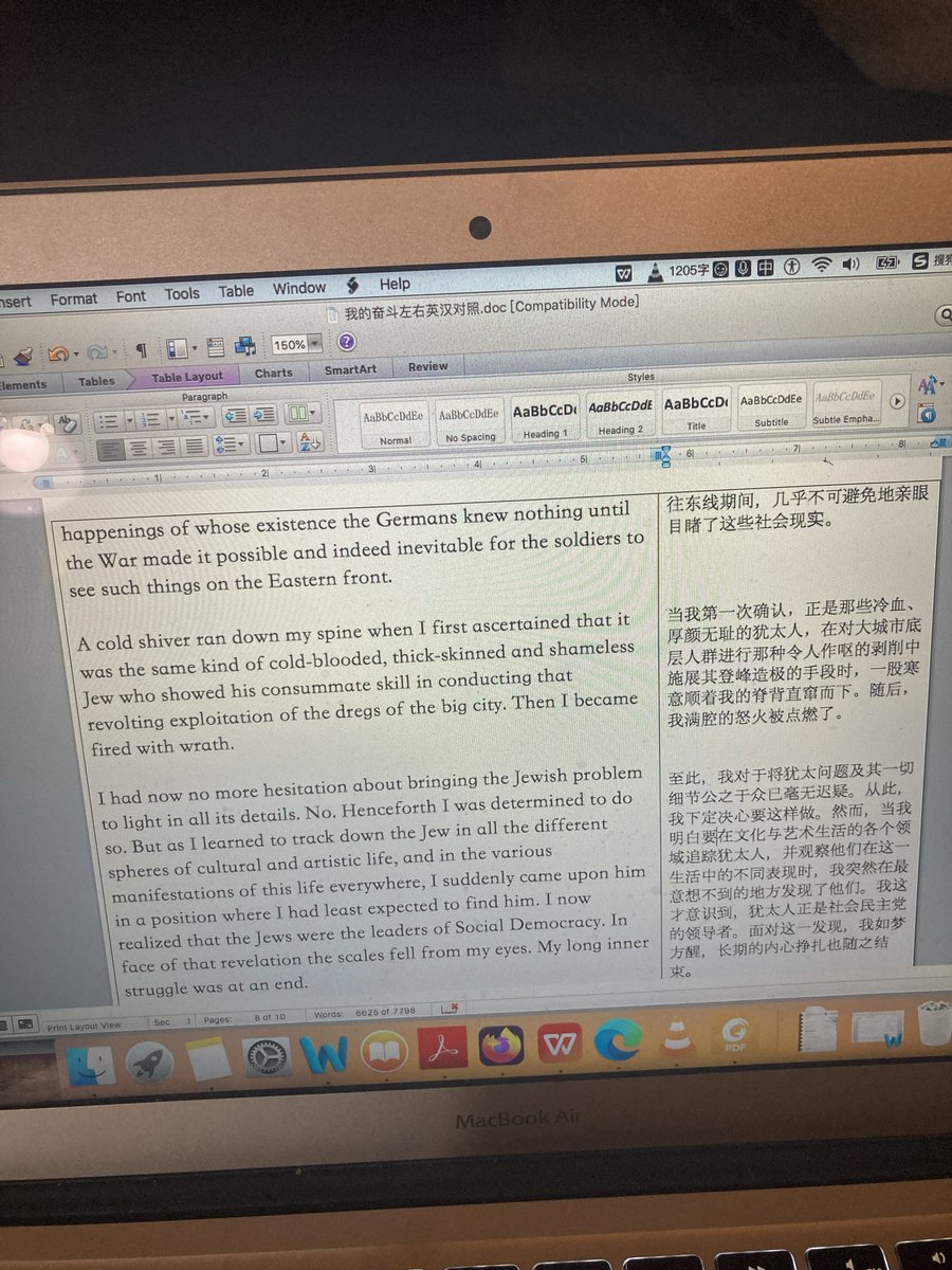 sanguibee's tweet photo. 现在你们知道为什么“我的奋斗”会成为中文全球禁书，至今没有全本翻译了吗？注意：贯穿全书的社会民主党也就是我们说的马克思主义政党——共产党communists (commies共匪） https://t.co/MEoqLo7sUl