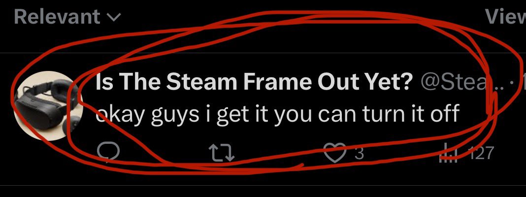 Is The Steam Frame Out Yet? tweet media