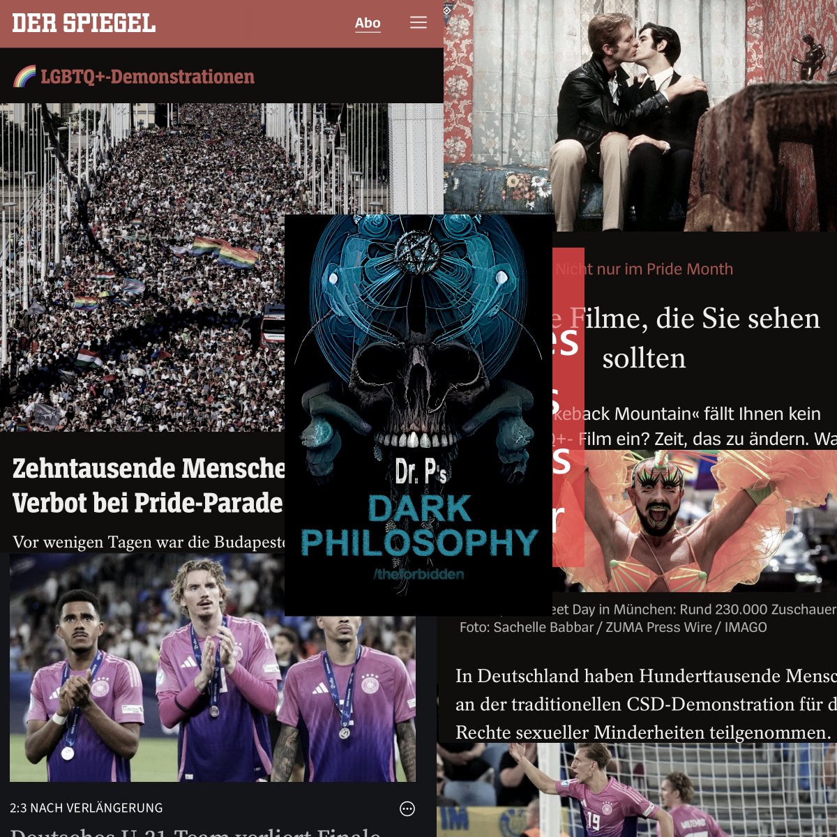 TheGreatLenin1's tweet photo. PATTBERG German media daily promotes sodomy childlessness, gay soccer, cross dressing #DarkPhilosophy #MindControl #BioPolitics https://t.co/Zj4bfk8VZZ