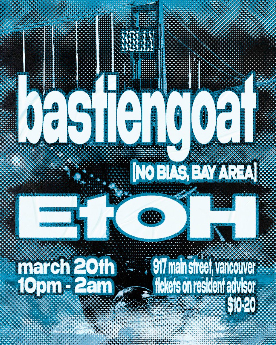 EtOH0's tweet photo. supporting @bastiengoat this friday at the cobalt with DOLLY
tix avail on RA! https://t.co/ggWYGeTcGg https://t.co/FQRrnweLCo