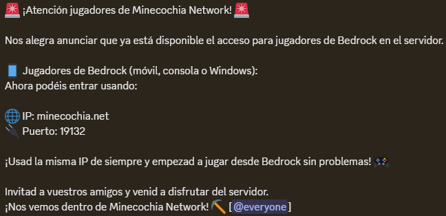 Minecochia Network tweet media