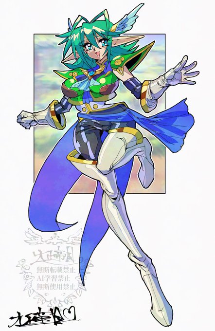 90年代っぽいエルフさん。 OC