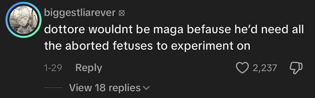 Dottore Haters Archive tweet media