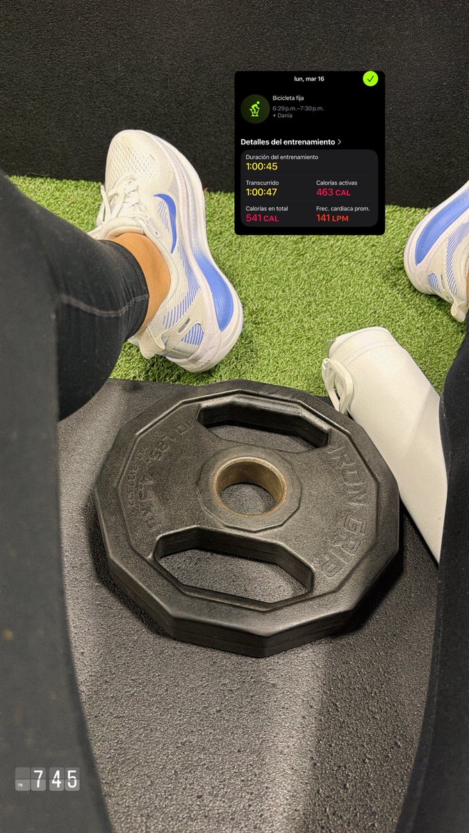 Llevamos 3 semanas cumpliendo todos los día, esto también se cuenta como logro 🏋🏻‍♀️💪