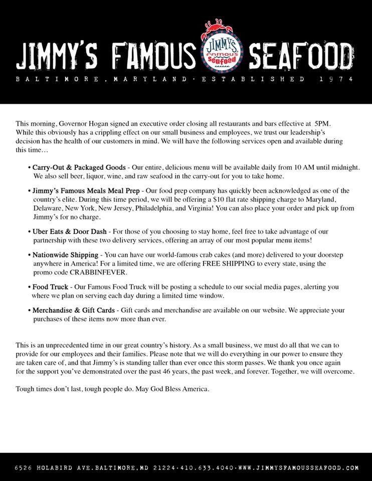 Jimmy’s Famous Seafood tweet media