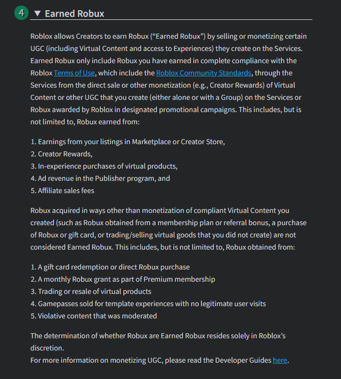 interrbunny's tweet photo. CLARIFICATION:  robux has to be earned to be eligble for dev ex, meaning soul could not put the robux on an alt and dex ex it, earned through reasonable means where a transcation occurs, like buying a gamepass to recieve something ingame. and not from empty purchases like shirts https://t.co/CJqBTJlOxx