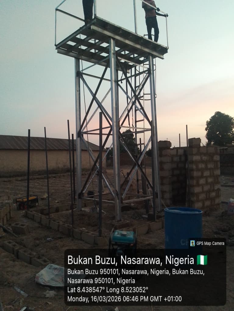 HeartyHumanity's tweet photo. Monday 16/03/2026: The Bukan Buzu safe water project continues to advance steadily. https://t.co/ySiWIObten