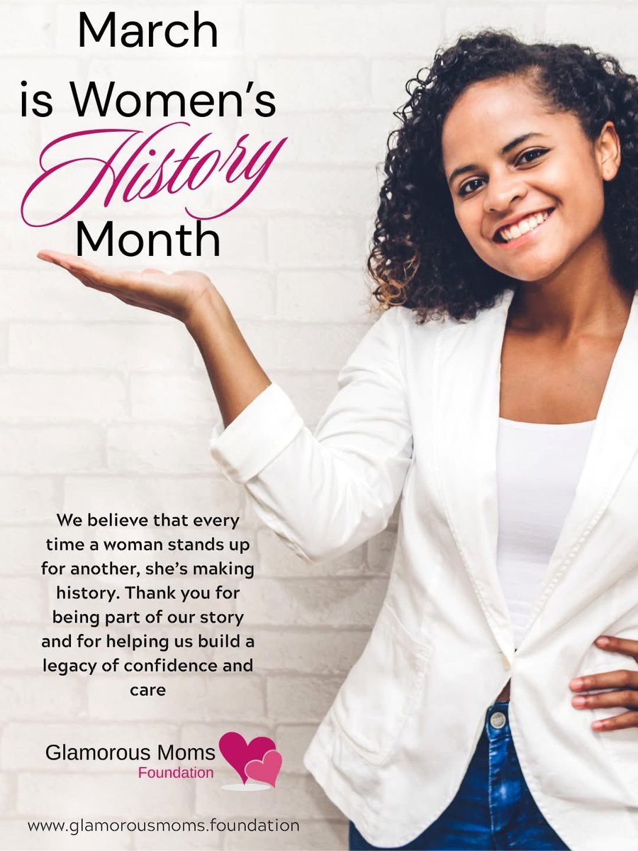 Happy Women’s History Month! At GMF, we celebrate the resilience, the intelligence, and the unwavering spirit of women in every stage of life.
Tag a woman below who is making history in her own way! 👇
#WHM2026 #WomenEmpowerment #CommunitySupport #GlamorousMoms #GlamorousMomsfn