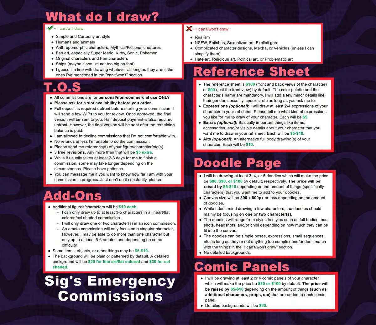 Sig // EMERGENCY COMMS OPEN tweet media