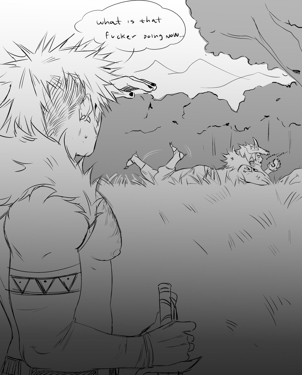 fantasy au ko-fi request ! 💌
kiri lazing around while inspecting bugs