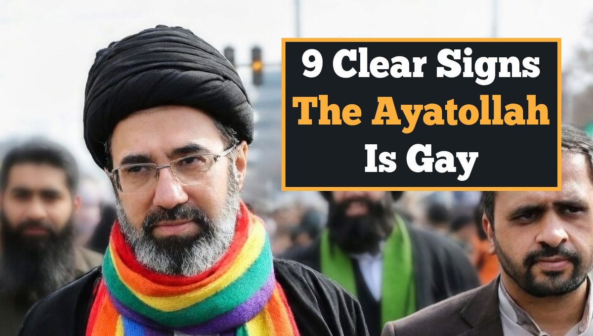 TheBabylonBee's tweet photo. 9 Clear Signs The Ayatollah Is Gay https://t.co/5BvJ1XX2Ar https://t.co/sfSOi8pGis