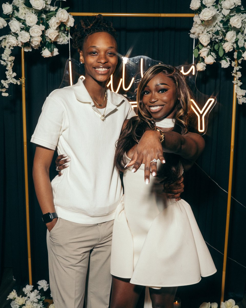 She said yes! 💍🥳 I love you forever and after! 🥹🫶🏾