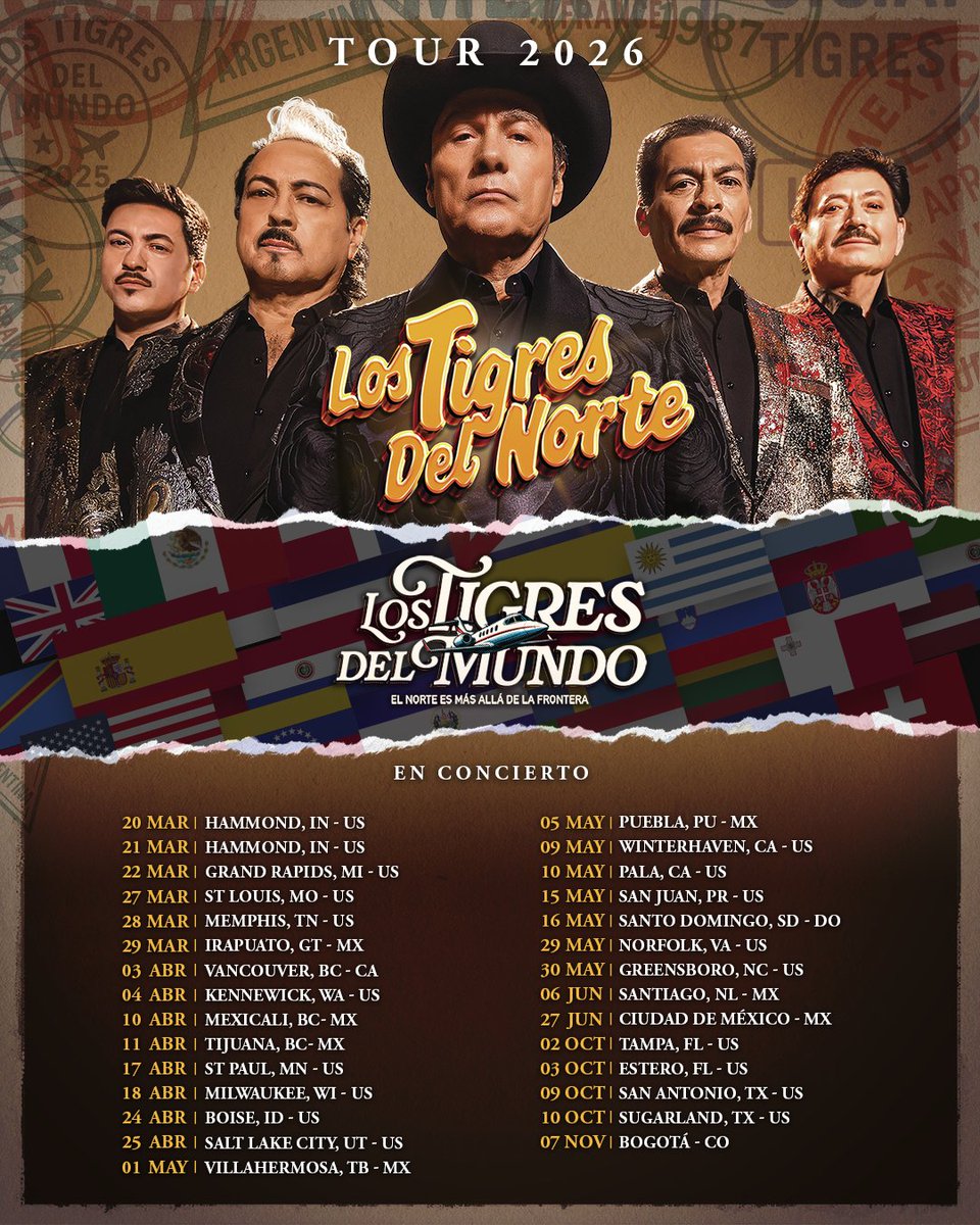 Los Tigres Del Norte tweet media