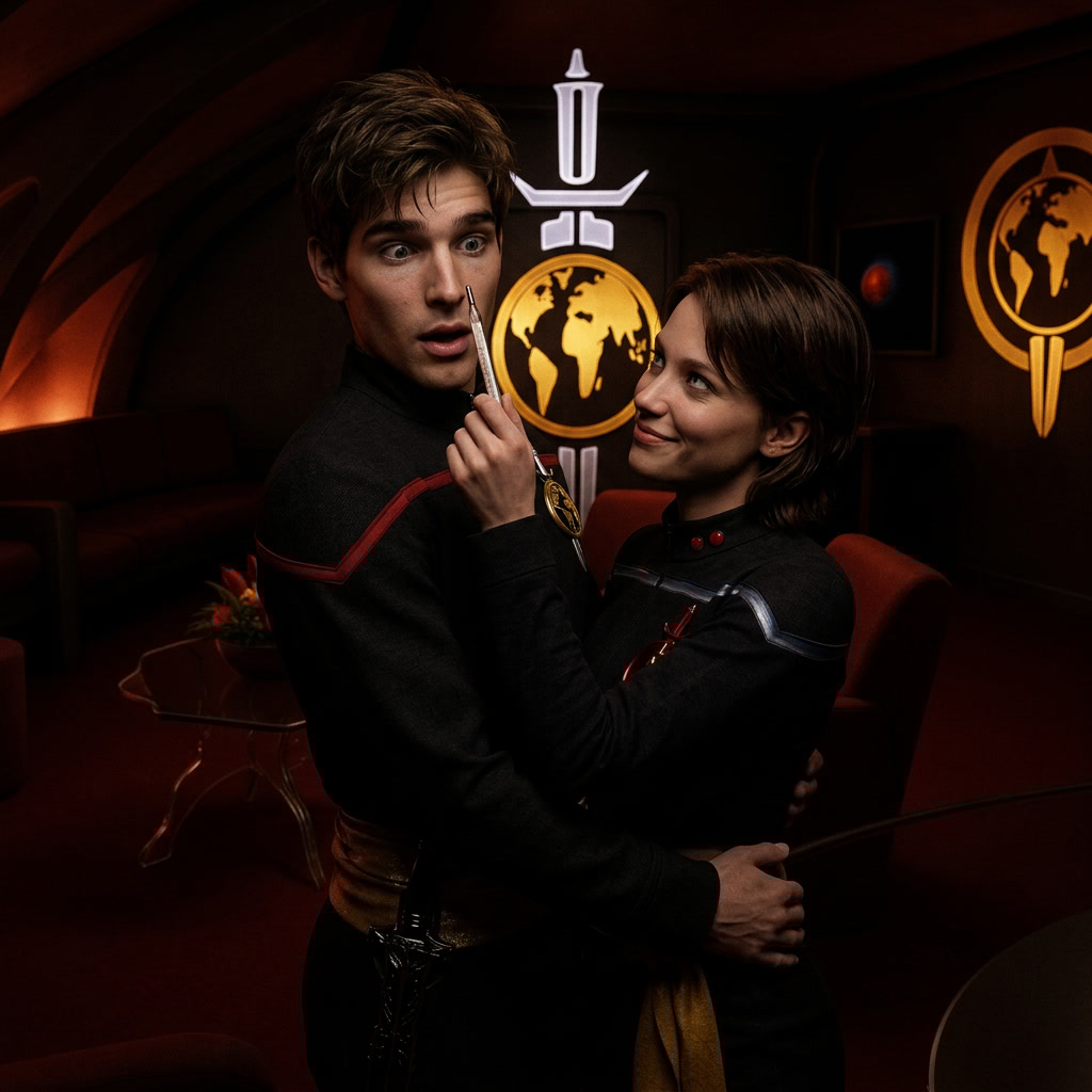 DrPikachu69's tweet image. Lt. Hugo 🇺🇸🇸🇻 and Lt. Krizstina 🇭🇺🇺🇸 showing off their favorite toys...
There love lives are more vanilla contrary to popular belief 😀

@StarfleetDreams @IanBurke156 @It_b_Mike @AlienWizardGuy @CassieSokolova @emilia_tokes 

#aiphotography #aeternaterra #relationshipgoals