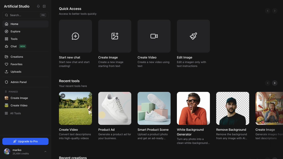 Artificial Studio tweet media