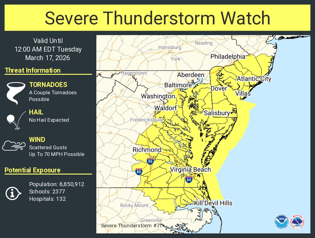 NWS Mount Holly tweet media