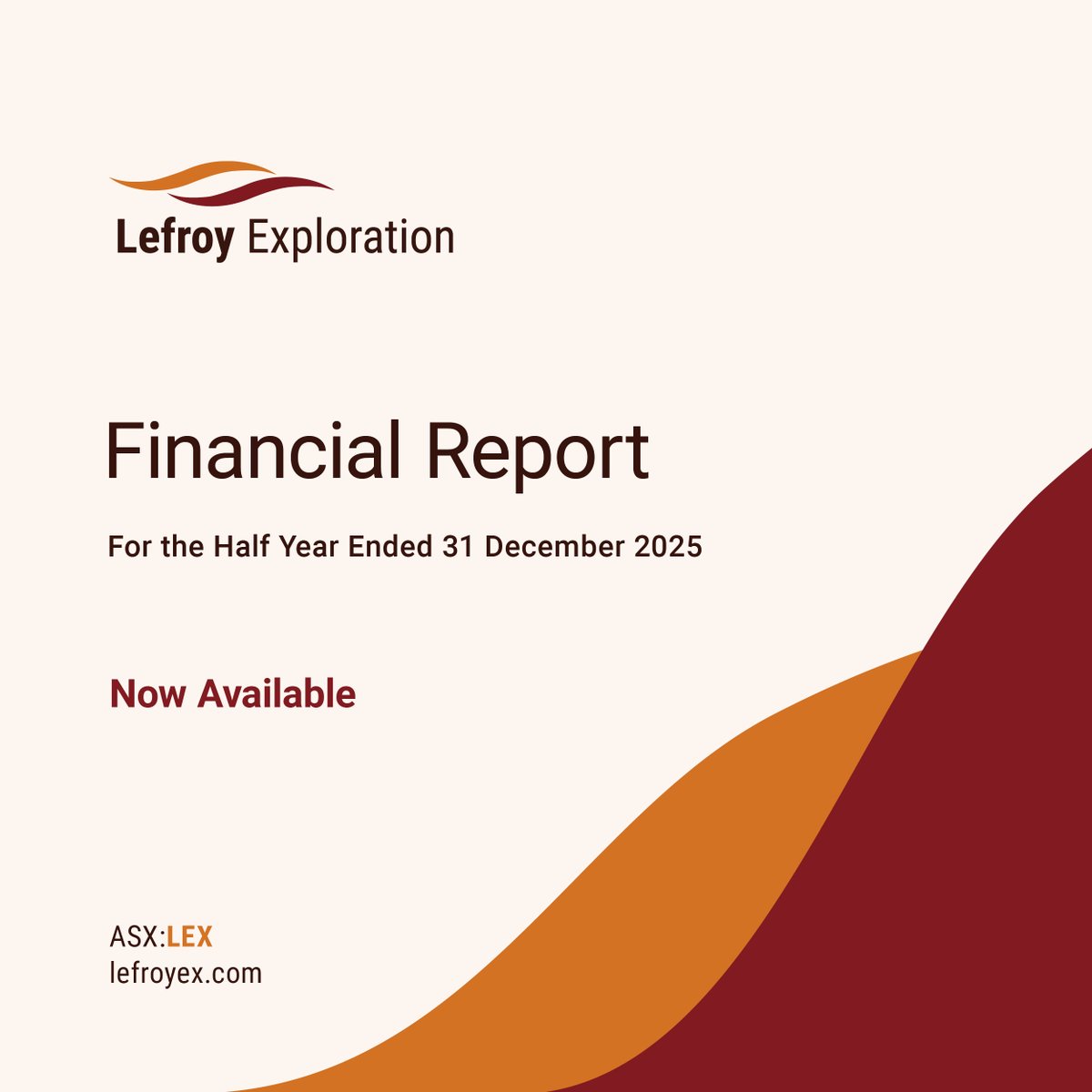 Lefroy Exploration tweet media