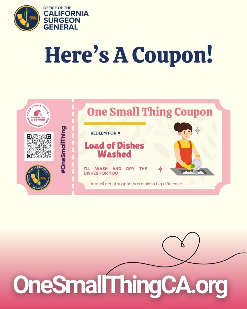 Office of the California Surgeon General tweet media