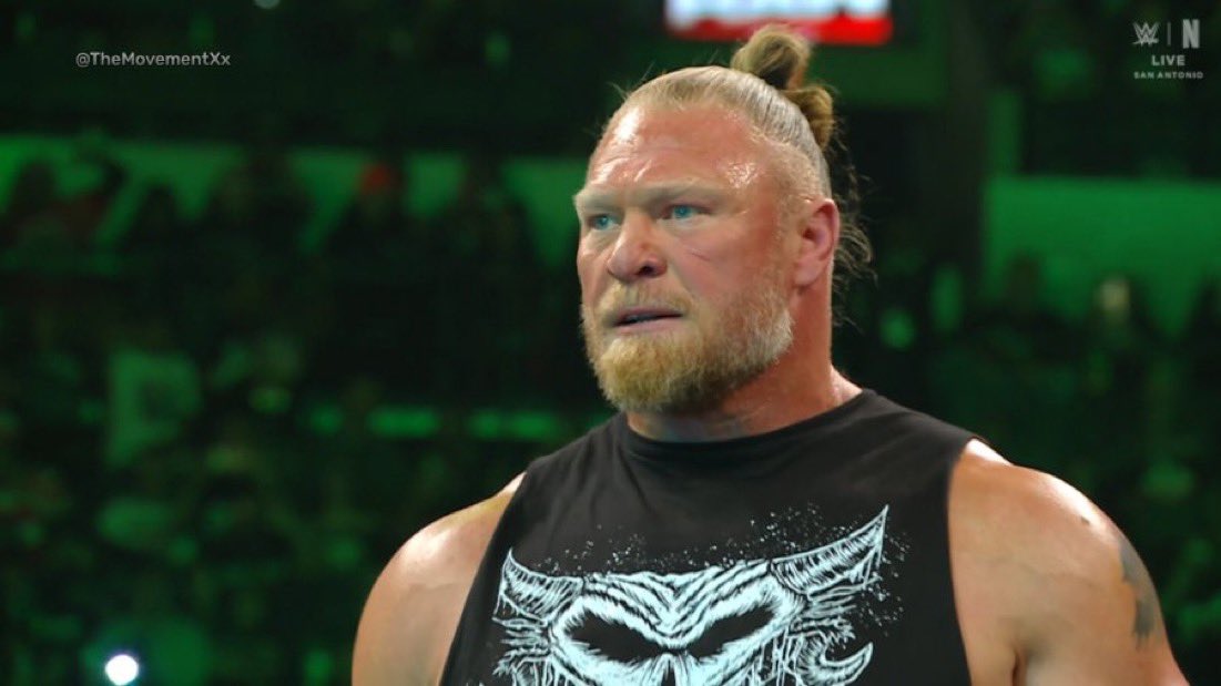 itsjoeykarni's tweet image. I have NEVER seen someone lift Brock Lesnar up like that and ragdoll him!

Oba Femi just got put over HARD! #WWERAW