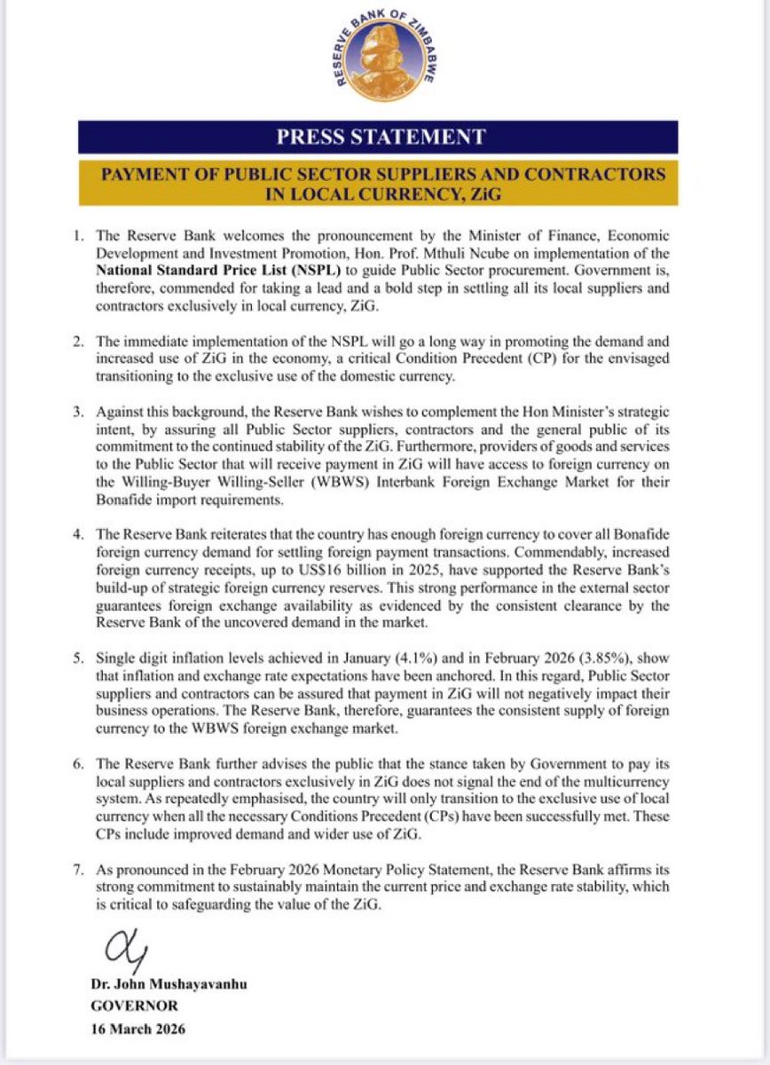 Zimbabwe Economic Review tweet media