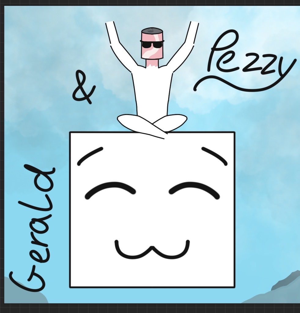 ryan_phoenix257's tweet photo. Newest episode gave me an idea I gotta share bc i know I probably won't do more.

Made this in like ten mins, thinking about giving Pezzy the original Gerald (the yellow mug) if I do more than a sketch too
#pezzyart #fanart #geraldtheghast https://t.co/E2EpedGt7O