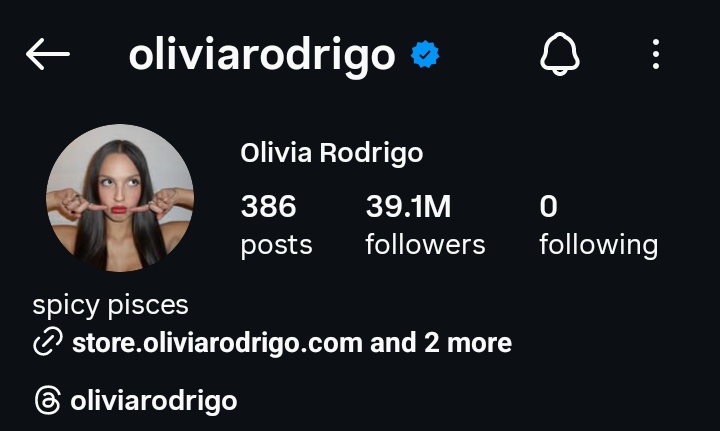 Olivia Rodrigo stats 🩷 tweet media