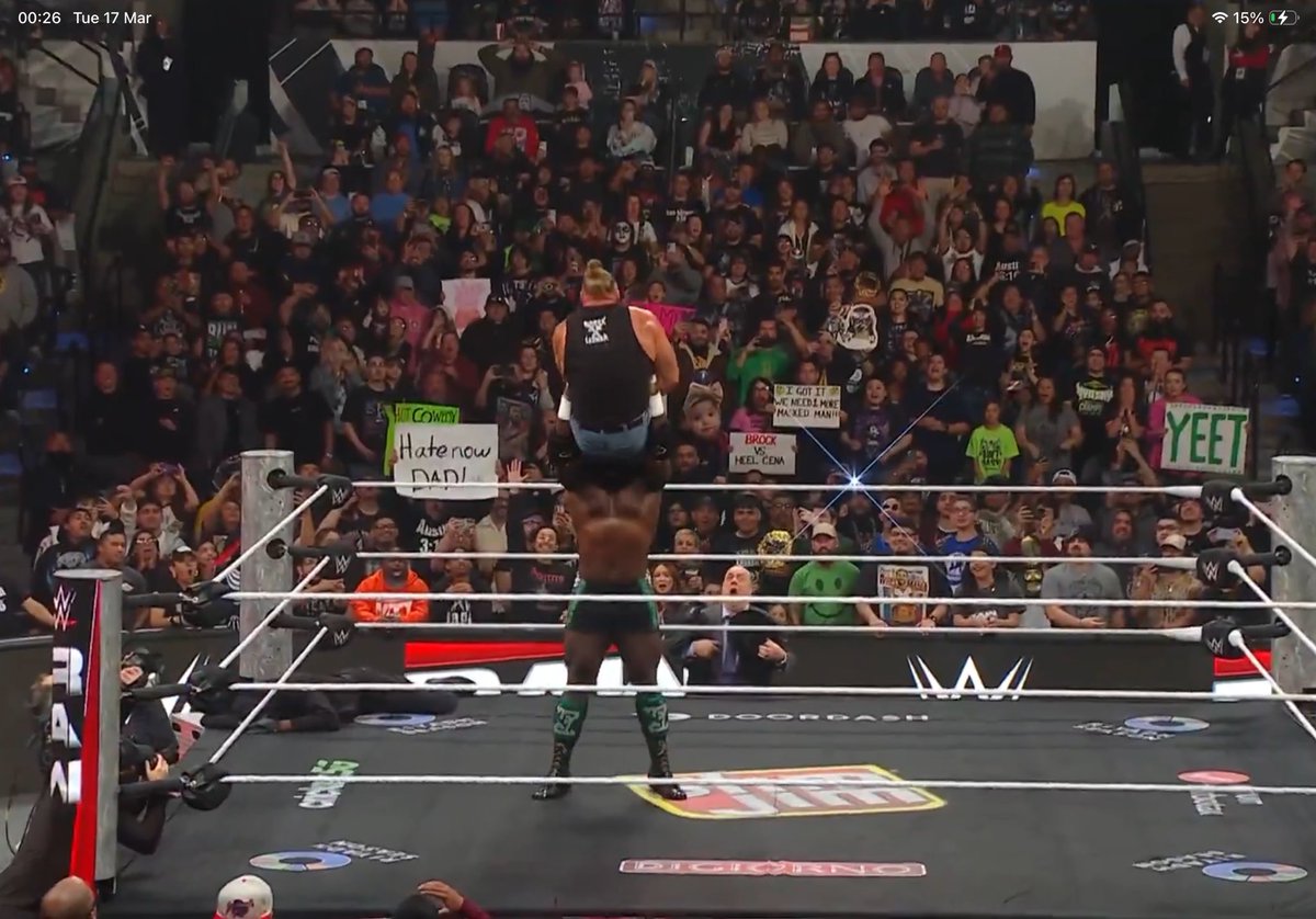 Insane ….#obafemi #wweraw