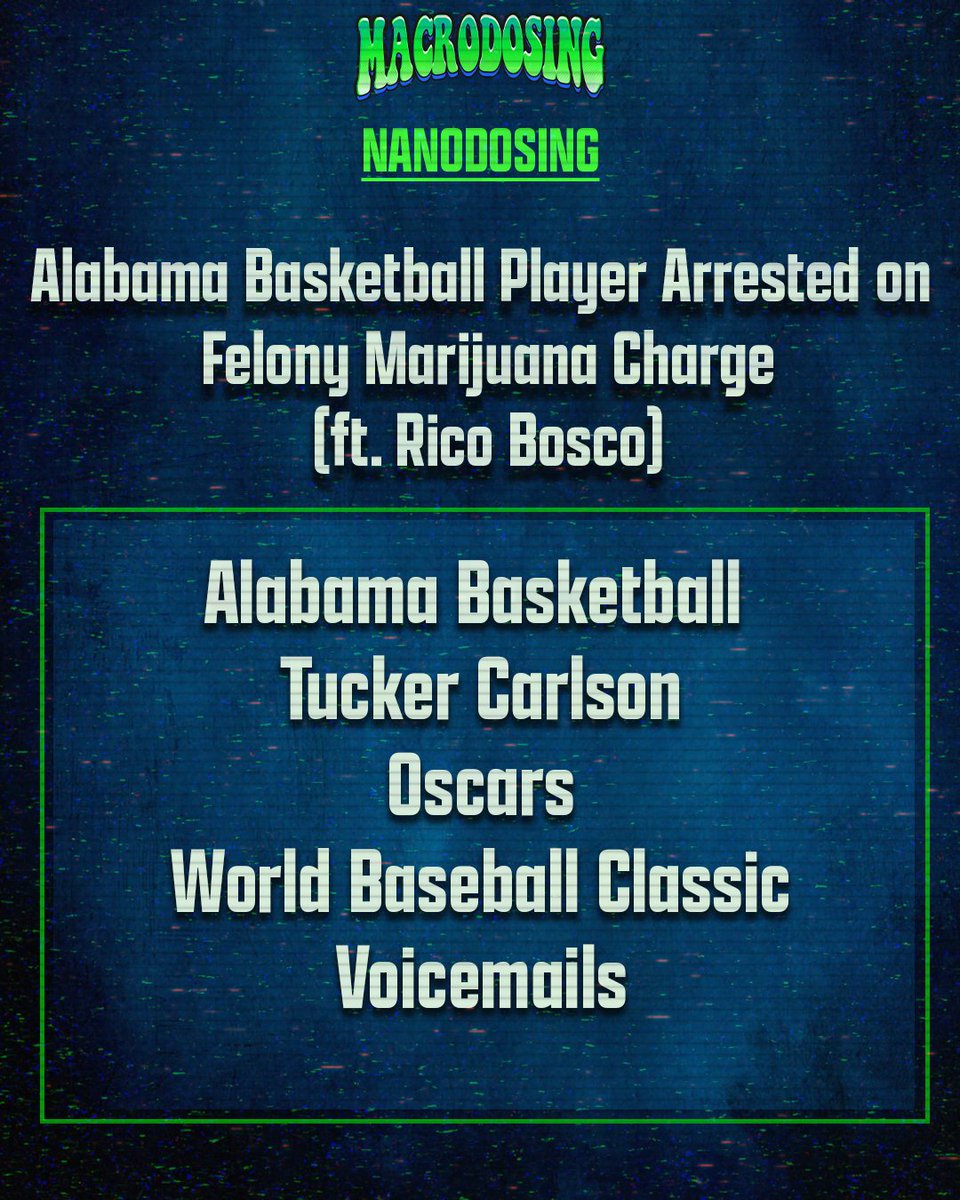 Macrodosing tweet media