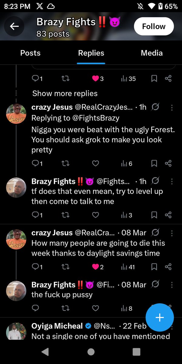 crazy Jesus tweet media