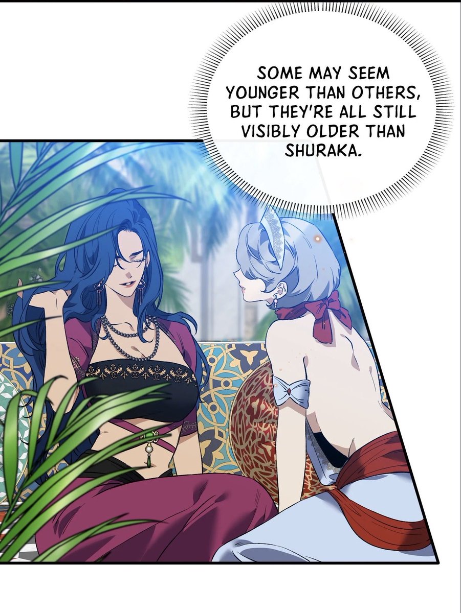 MeanFujoLesbian's tweet image. Let me quickly defend Shuraka:
- Every Padishah has a harem. To solidify his place as the ruler, he has the them b/c it’s TRADITION
- They’re older than Shuraka b/c he either inherited them or they were political alliances.

Trust him!

#BlossomsoftheWhiteNight #백야의꽃길