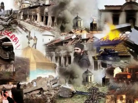DecaniMonastery's tweet photo. Twenty-Two Years since the Pogrom against the Serbs of Kosovo🕯️

Twenty-two years have passed since the tragic days of 17 and 18 March 2004, when the Serbs of Kosovo suffered one of the gravest pogroms in the modern history of Europe. That wave of violence, ignited by false accusations concerning the drowning of Kosovo Albanian children, escalated into organised assault, destruction, arson, and the expulsion of Serbs, accompanied by the deliberate devastation of our spiritual and cultural heritage.

In the course of two days of violence, Serbian homes, schools, hospitals and churches were attacked in more than thirty locations across Kosovo and Metohija. Nineteen people were killed, hundreds were injured, and more than four thousand Serbs were forced to abandon their homes. Thirty-five Orthodox sacred sites were destroyed or desecrated, among them ancient monasteries and churches that had borne witness to the faith and life of the Serbian people in Kosovo and Metohija across the centuries.

Yet in spite of these crimes and this violence, the Serbs of Kosovo and Metohija remained faithful to their faith, their land, their sacred places and their forebears.
The remembrance of 17 March 2004 is not only a commemoration of suffering. It is also a call to prayer, for those who were killed, for those who were driven from their homes, for the preservation of our holy sites, and for peace, for we believe that the last word belongs not to violence but to God.

https://t.co/9kiuZQRJlO