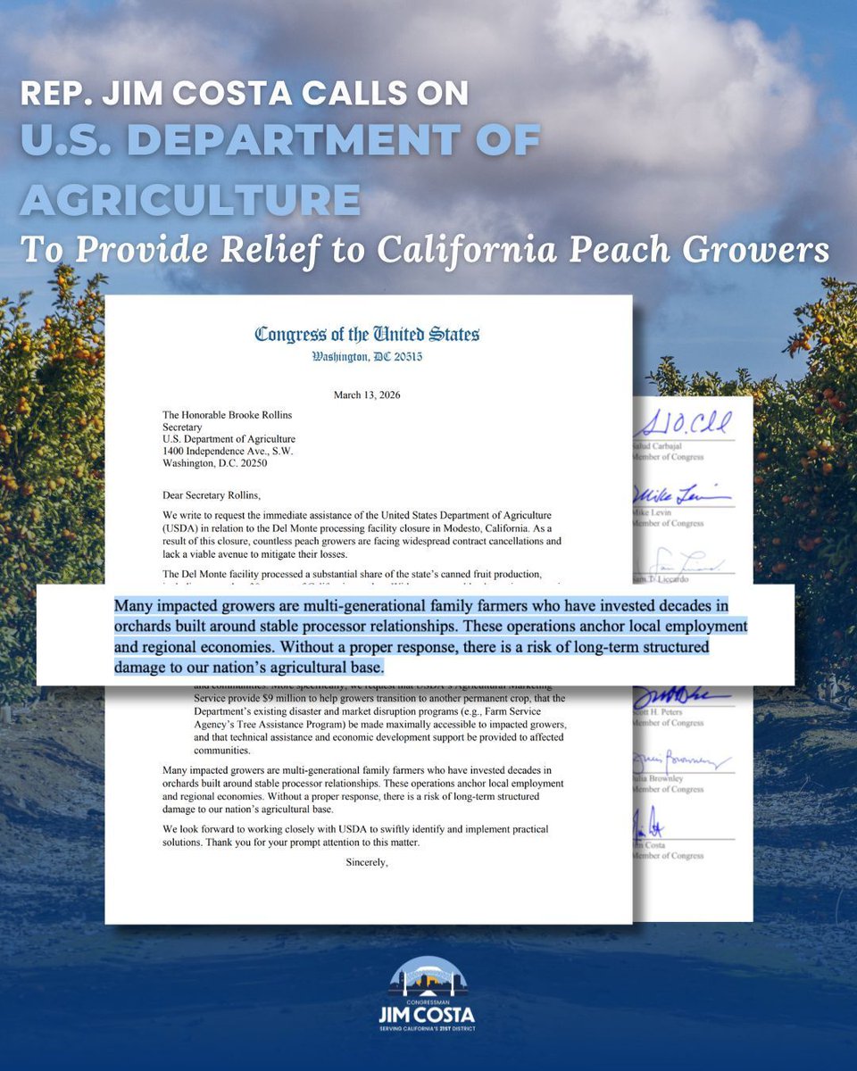 Rep. Jim Costa tweet media