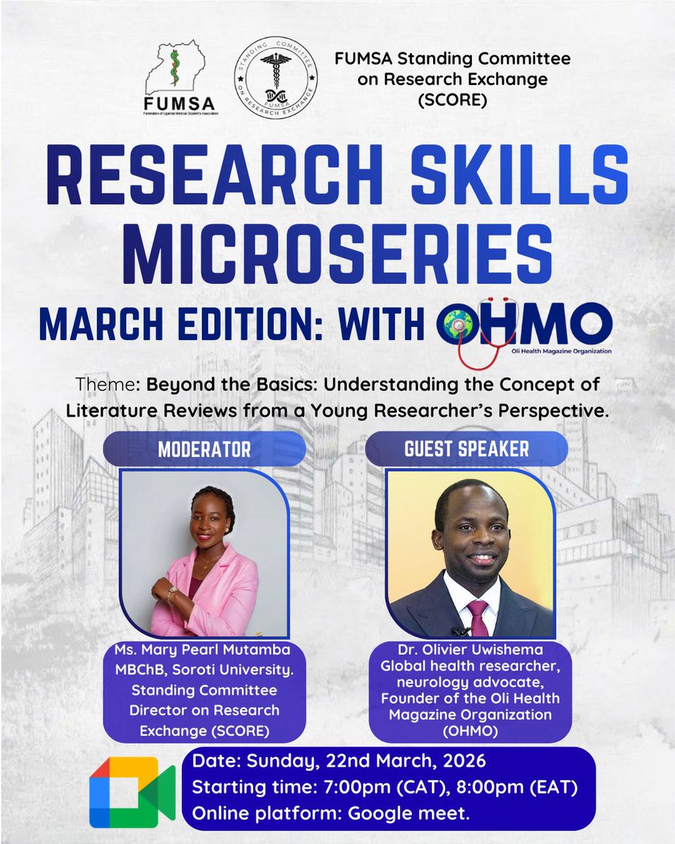 Standing Committee on Research Exchange - FUMSA tweet media