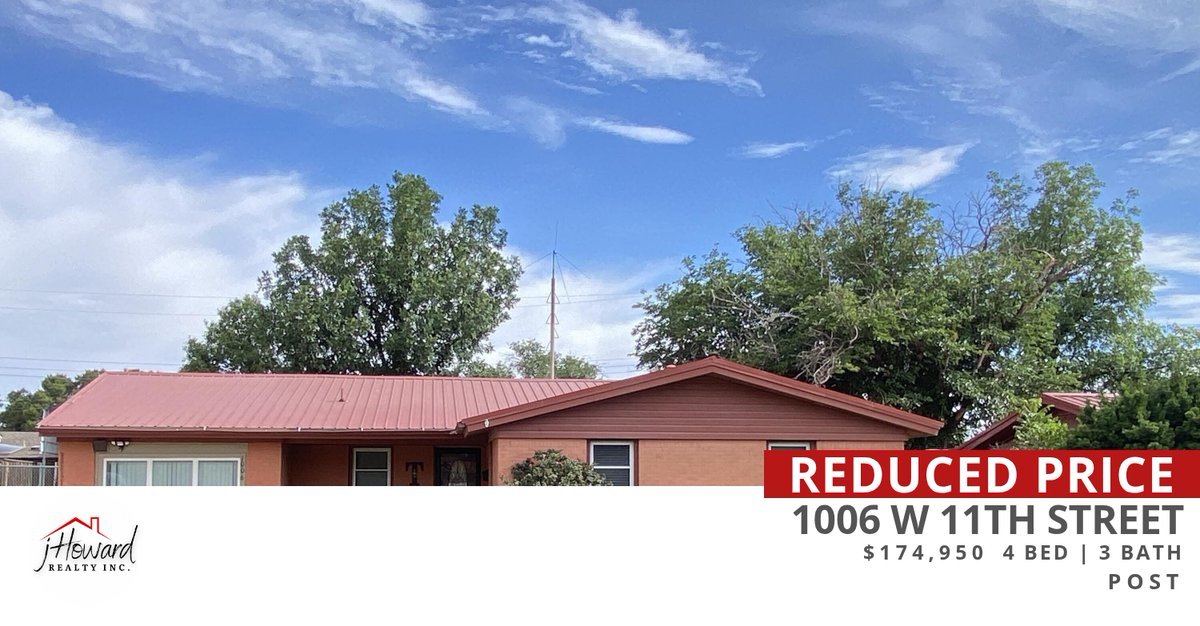 jHoward_Realty's tweet photo. 📍 New Price Alert 📍 We've strategically adjusted the price to  align with market activity. 1006 W 11th Street in Post is an improved buying opportunity. Call (806) 790-4708 for more information! #jackyhoward #jackysellstx #lubb... https://t.co/hHruHjaxjm https://t.co/URQSHMCagJ