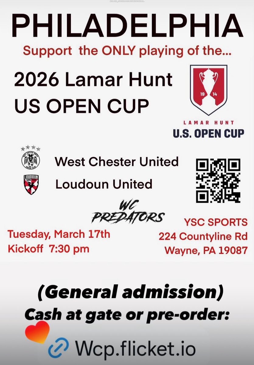 West Chester United SC tweet media